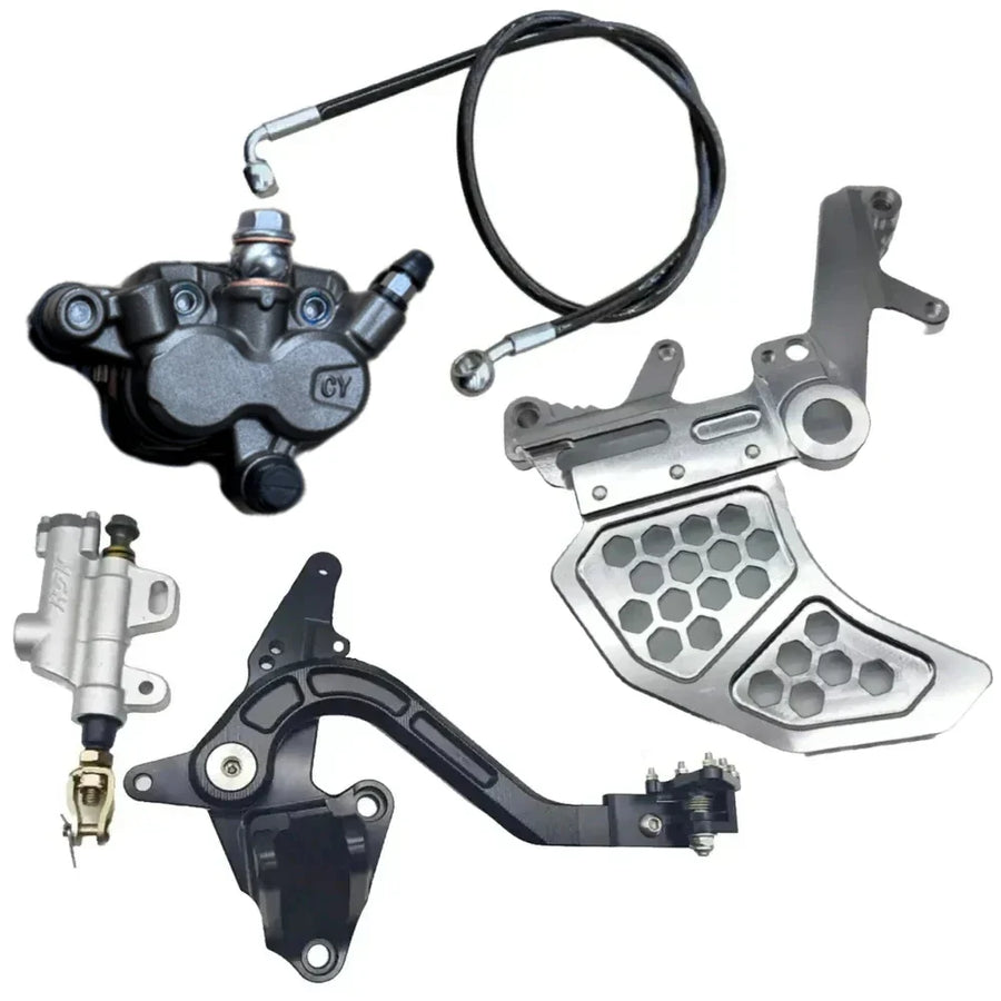 FactoryZ Surron Ultra Bee Foot Brake Kit — Pre-bled MOTUL DOT 5.1