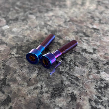 Load image into Gallery viewer, Titanium Foot Lock Bolts (set of 2)
