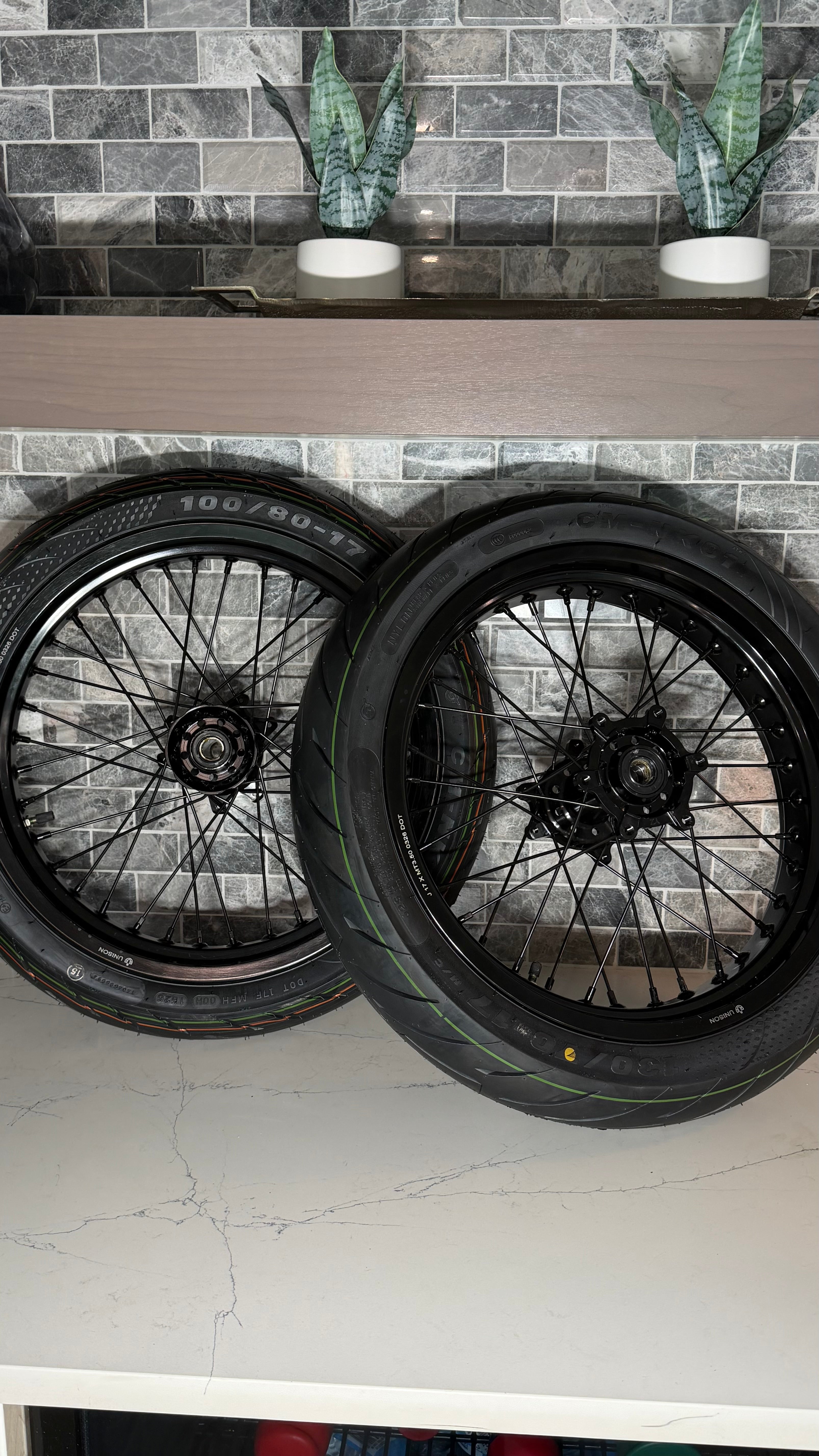17" Ultra Bee Supermoto Wheelset