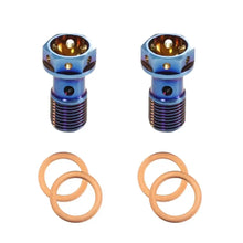 Load image into Gallery viewer, M10 x 1.00 Titanium Banjo Bolt – Grade 5 ( 2 pack )
