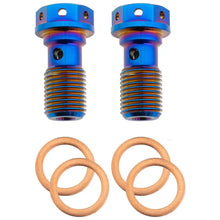 Load image into Gallery viewer, M10 x 1.25 Titanium Banjo Bolt – Grade 5 ( 2 pack )
