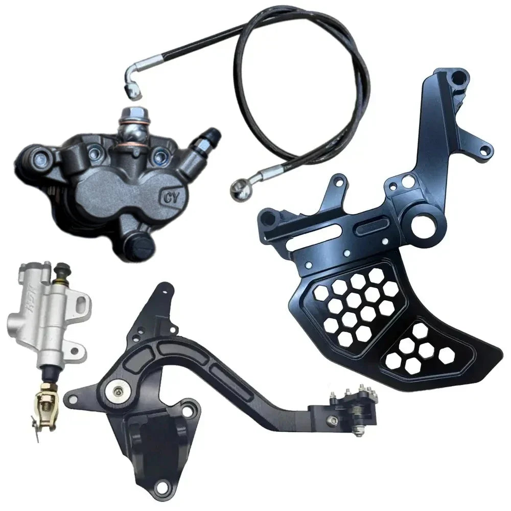 FactoryZ Surron Ultra Bee Foot Brake Kit — Pre-bled MOTUL DOT 5.1