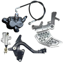 Load image into Gallery viewer, FactoryZ Surron Ultra Bee Foot Brake Kit — Pre-bled MOTUL DOT 5.1
