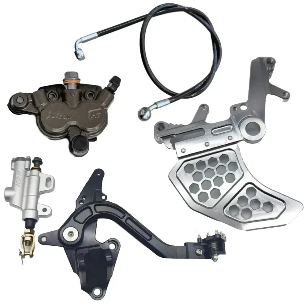 FactoryZ Surron Ultra Bee Foot Brake Kit — Pre-bled MOTUL DOT 5.1