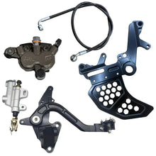 Load image into Gallery viewer, FactoryZ Surron Ultra Bee Foot Brake Kit — Pre-bled MOTUL DOT 5.1
