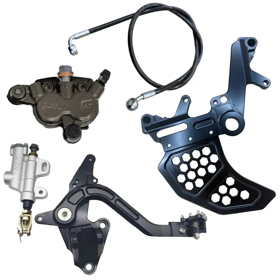 FactoryZ Surron Ultra Bee Foot Brake Kit — Pre-bled MOTUL DOT 5.1