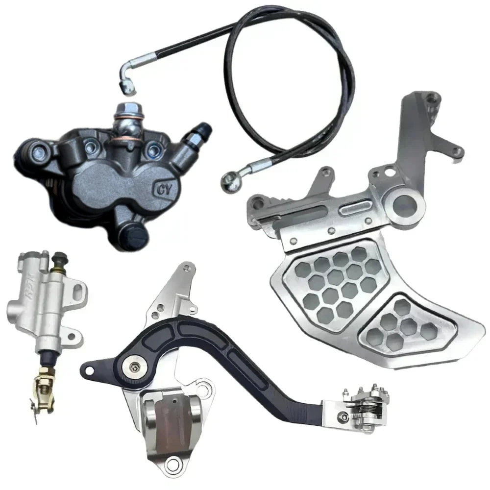 FactoryZ Surron Ultra Bee Foot Brake Kit — Pre-bled MOTUL DOT 5.1
