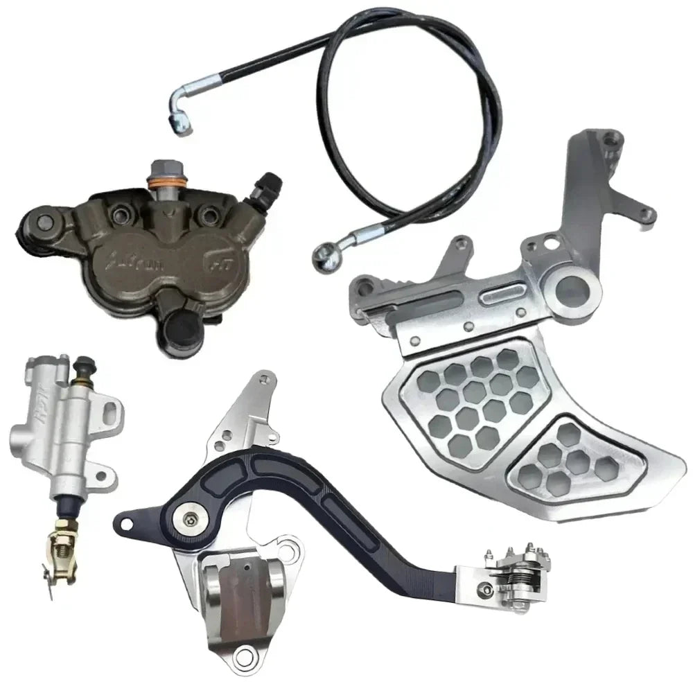 FactoryZ Surron Ultra Bee Foot Brake Kit — Pre-bled MOTUL DOT 5.1