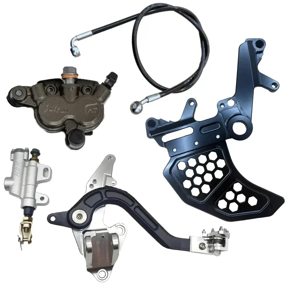 FactoryZ Surron Ultra Bee Foot Brake Kit — Pre-bled MOTUL DOT 5.1