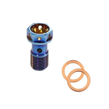Load image into Gallery viewer, M10 x 1.00 Titanium Banjo Bolt – Grade 5 ( 2 pack )
