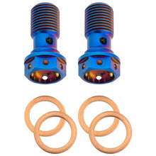 Load image into Gallery viewer, M10 x 1.25 Titanium Banjo Bolt – Grade 5 ( 2 pack )

